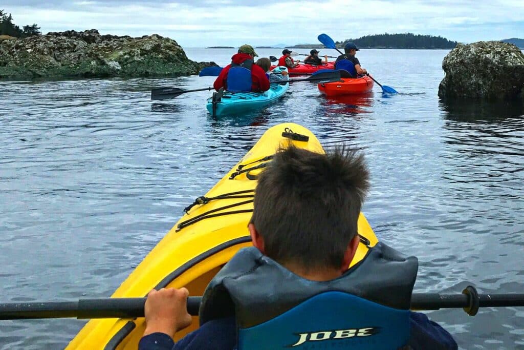 Top lopez island activities is kayaking 